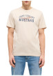 Thumbnail T-shirt en coton écru à imprimé avec une coupe droite et un col rond - Image 3