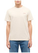 Thumbnail T-shirt en coton écru à imprimé avec une coupe droite et un col rond - Image 3