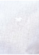 Thumbnail Chemise blanche unie en coton et lin mélangé avec une coupe droite - Image 2