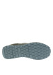 Thumbnail Baskets running kaki en cuir avec un talon plat et des lacets - Image 5