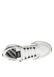 Thumbnail Baskets running blanches en cuir avec un talon plat et des lacets - Image 4