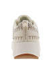 Thumbnail Baskets beige à plateforme avec semelle écrue et marron crantée et lacets plats - Image 6