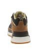 Thumbnail Sneakers marron en cuir avec un talon plat et des lacets ronds bruns - Image 6