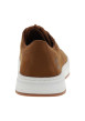 Thumbnail Tennis camel en cuir avec un talon plat et des lacets ronds tressés - Image 6