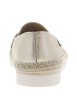 Thumbnail Mocassins en cuir or satinés à semelle plate et à fermeture slip-on - Image 6