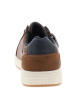Thumbnail Baskets marron à talon plat avec des lacets et un zip latéral - Image 6