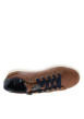 Thumbnail Baskets marron à talon plat avec des lacets et un zip latéral - Image 4