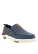 Thumbnail Baskets bleu marine à talon plat avec une fermeture à slip-on - Image 3