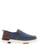 Thumbnail Baskets bleu marine à talon plat avec une fermeture à slip-on