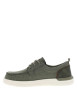 Thumbnail Baskets kaki à talon plat avec des lacets ronds et un logo embossé au talon - Image 2