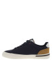Thumbnail Tennis bleu marine avec un talon plat et des lacets tressés - Image 2