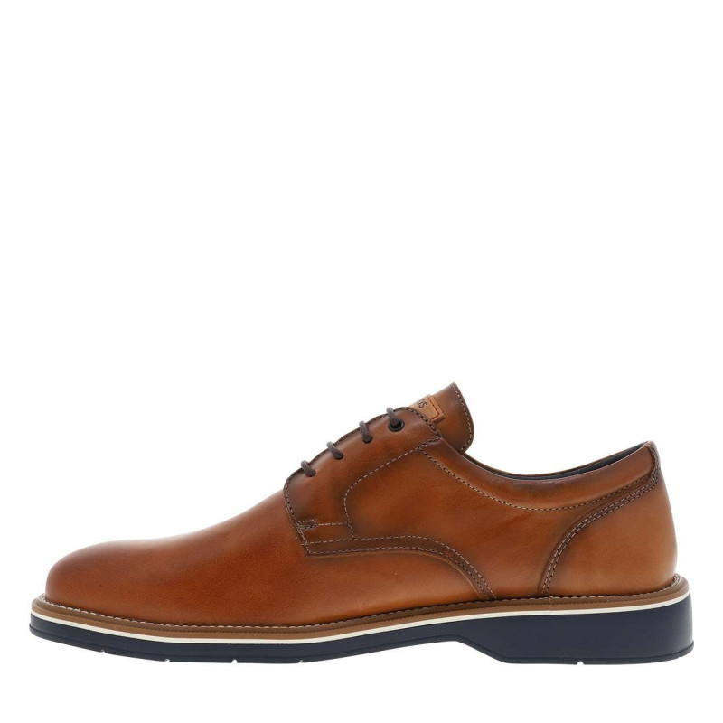 Pikolinos - Derbies Cognac En Cuir Avec Un Talon Plat Et Des Lacets Ronds - Brun Pikolinos - Derbies Cognac En Cuir Avec Un Talon Plat Et Des Lacets Ronds - Brun