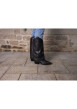 Thumbnail Bottes botte noires à talon décroché moyen à bout pointu avec sur-botte - Image 4