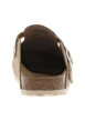 Thumbnail Mules en cuir taupe style sabot avec une boucle à ardillon et clous décoratifs - Image 6