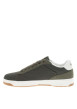 Thumbnail Baskets kaki à talon plat avec des lacets et nom de la marque imprimé - Image 2