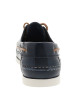 Thumbnail Mocassins bleu marine en cuir avec un talon plat et des lacets - Image 6