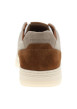 Thumbnail Tennis blanches et beiges en cuir avec un talon plat et des lacets - Image 6