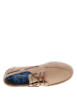 Thumbnail Mocassins sable en cuir sable avec un talon plat et des lacets - Image 4