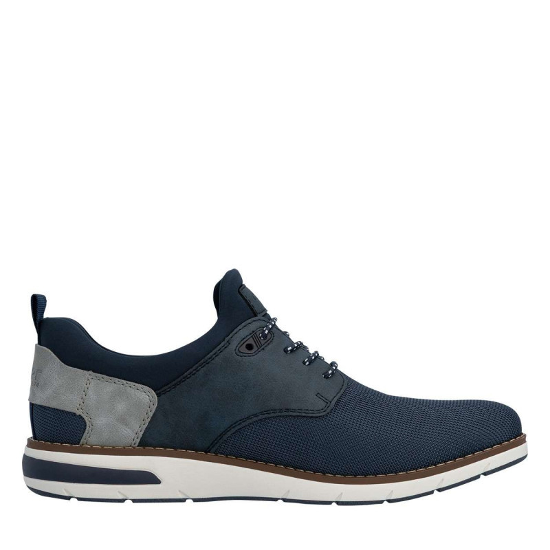 Rieker® - Sneakers Bleu Marine à Talon Plat Avec Une Fermeture Slip-on Bicolore - Bleu Foncé Rieker® - Sneakers Bleu Marine à Talon Plat Avec Une Fermeture Slip-on Bicolore - Bleu Foncé