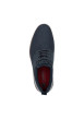 Thumbnail Sneakers bleu marine à talon plat avec une fermeture slip-on bicolore - Image 4