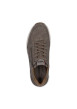 Thumbnail Baskets running taupe à talon plat avec des lacets et un zip latéral - Image 4