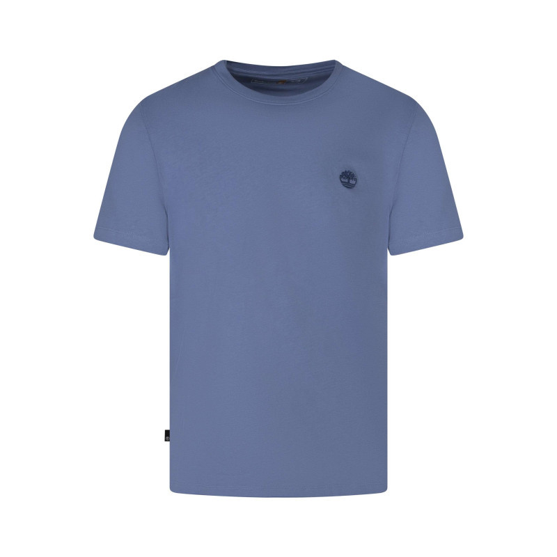 Timberland - T-shirt En Coton Ciel Uni Pourvu D'une Coupe Droite Et D'un Col Rond - Bleu Clair Timberland - T-shirt En Coton Ciel Uni Pourvu D'une Coupe Droite Et D'un Col Rond - Bleu Clair