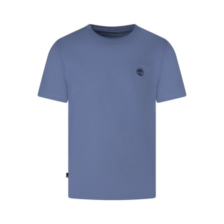 T-shirt en coton ciel uni pourvu d'une coupe...