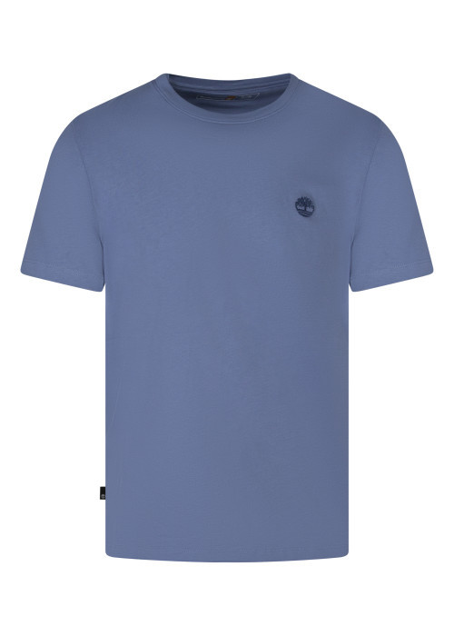 T-shirt en coton ciel uni pourvu d'une coupe...