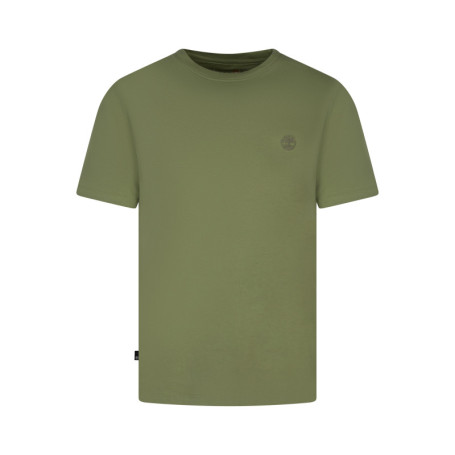 T-shirt en coton tilleul uni pourvu d'une coupe...