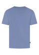 Thumbnail T-shirt en coton bleu clair imprimé avec une coupe droite et des manches courtes - Image 2