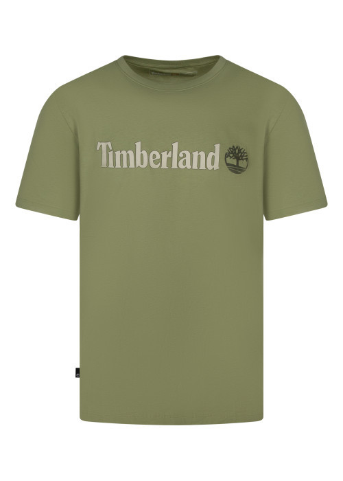 T-shirt en coton tilleul imprimé avec une coupe...