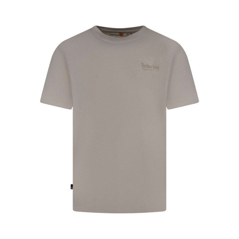 Timberland - T-shirt En Coton écru Uni Pourvu D'une Coupe Droite Et D'un Col Rond - Beige Timberland - T-shirt En Coton écru Uni Pourvu D'une Coupe Droite Et D'un Col Rond - Beige