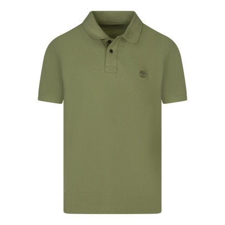 Polo en coton tilleul uni pourvu d'une coupe...