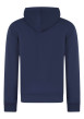 Thumbnail Sweat à capuche en coton mélangé bleu marine imprimé avec une coupe droite - Image 2