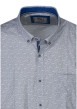 Thumbnail Chemise en coton mélangé blanche à motifs avec une coupe droite - Image 3