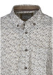Thumbnail Chemise en coton mélangé écrue à motif floral avec une coupe droite - Image 3