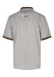 Thumbnail Chemise en coton blanche et marron à motifs avec une coupe droite - Image 2