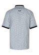 Thumbnail Chemise en coton blanche et bleue à motifs avec une coupe droite - Image 2