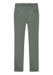 Thumbnail Pantalon chino en coton biologique vert uni à coupe droite avec 4 poches - Image 2