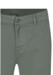 Thumbnail Pantalon chino en coton biologique vert uni à coupe droite avec 4 poches - Image 3