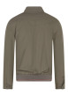 Thumbnail Blouson kaki uni avec une coupe droite, un col montant et 3 poches zippées - Image 2