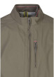 Thumbnail Blouson kaki uni avec une coupe droite, un col montant et 3 poches zippées - Image 3