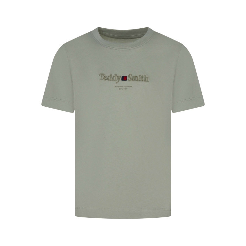 Teddy Smith - T-shirt En Coton Vert D'eau à Coupe Ajustée Pourvu D'un Col Rond - Vert Teddy Smith - T-shirt En Coton Vert D'eau à Coupe Ajustée Pourvu D'un Col Rond - Vert