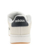 Thumbnail Baskets tennis blanches en cuir avec un talon plat et des lacets - Image 6