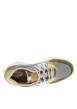 Thumbnail Baskets running olive et grises avec un talon plat et des lacets ronds - Image 4