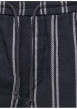 Thumbnail Short jogging marine à rayures pourvu d'une taille élastiquée - Image 3