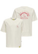 Thumbnail T-shirt en coton écru uni pourvu d'un imprimé snoopy et d'un col rond - Image 3