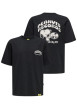 Thumbnail T-shirt en coton noir uni pourvu d'un imprimé snoopy et d'un col rond - Image 3
