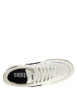 Thumbnail Baskets skate en cuir blanches avec un talon plat et des lacets - Image 4