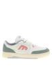 Thumbnail Baskets skate en cuir blanches avec un talon plat et des lacets